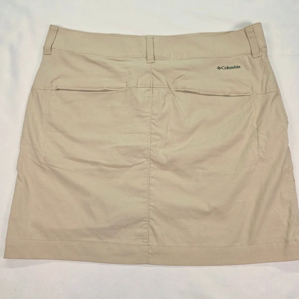 Columbia Womens‎ Tan Khaki Active Outdoor Hiking Skirt Size 8 AL1931